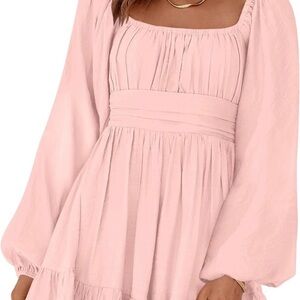 Elegant Pink Women's Dress